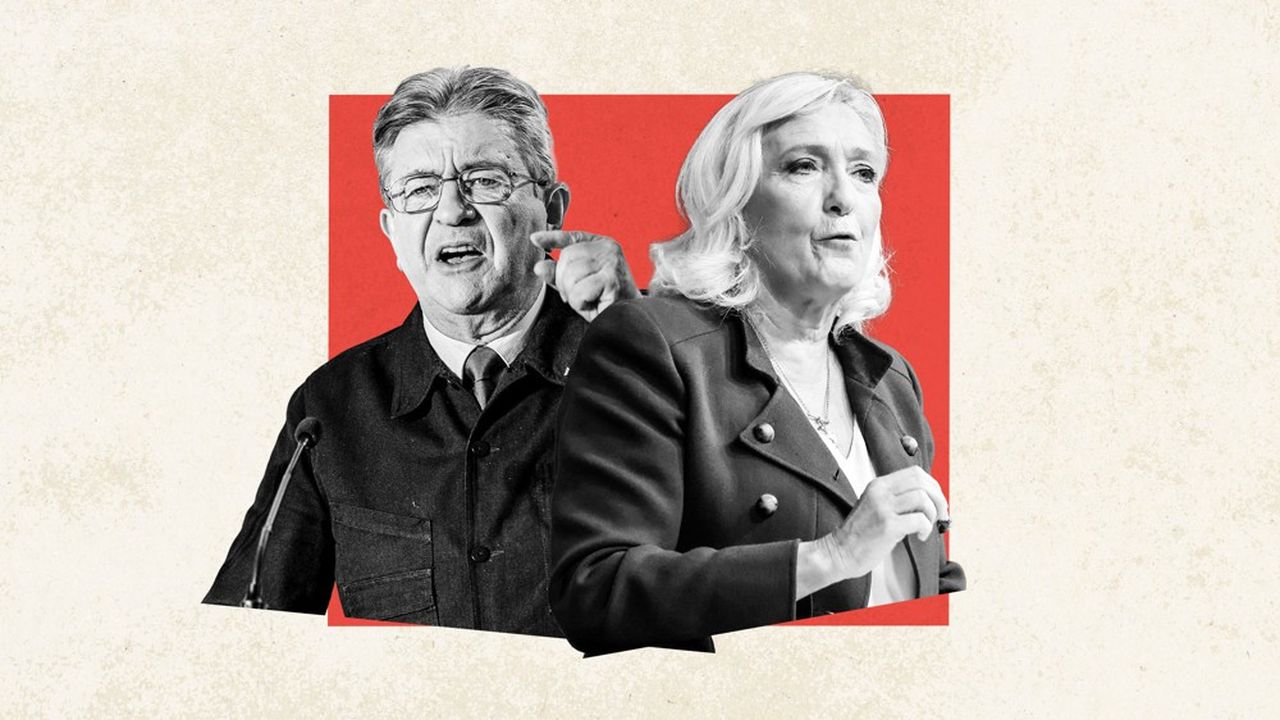 Le Pen Mélenchon
