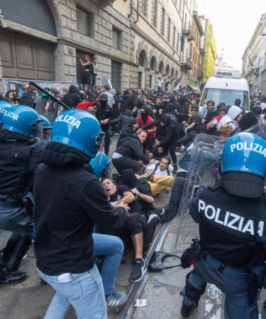 émeutes Italie 17 octobre