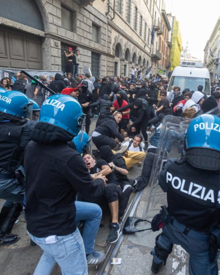 émeutes Italie 17 octobre
