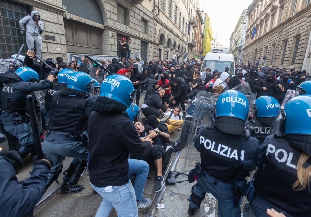 émeutes Italie 17 octobre