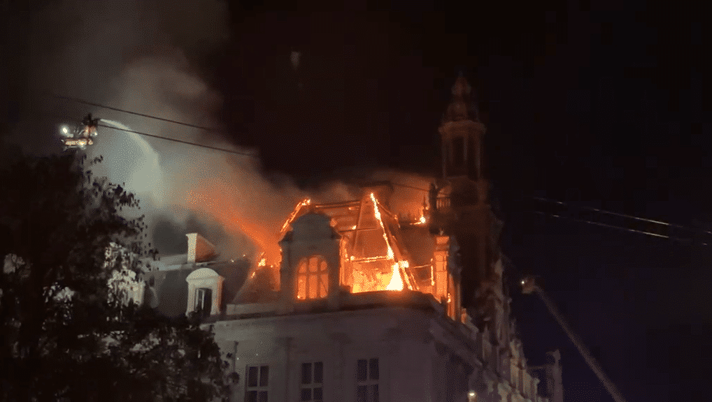 Incendie mairie Limoges