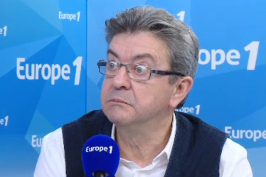 Mélenchon yeux ronds
