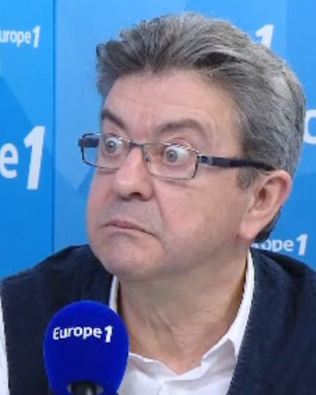 Mélenchon yeux ronds