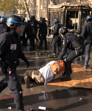 street médic République 17 octobre