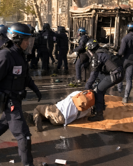 street médic République 17 octobre